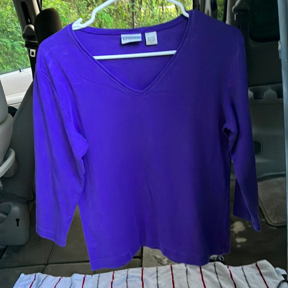 Chico’s shirt sleeves 2/3 length